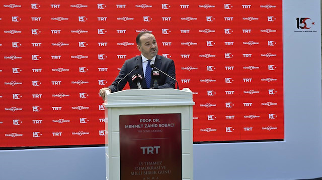 TRT Genel Müdürü Mehmet Zahid Sobacı.