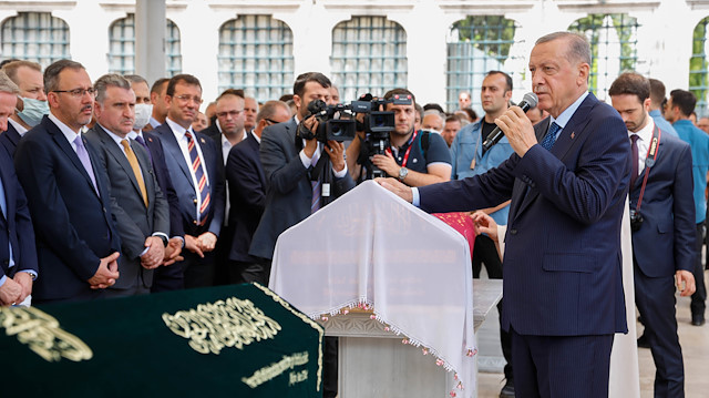 Cumhurbaşkanı Erdoğan Fethiye Gümüşdağ’ın cenazesine katıldı