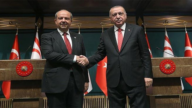 Cumhurbaşkanı Erdoğan'dan KKTC Cumhurbaşkanı Tatar'a mektup