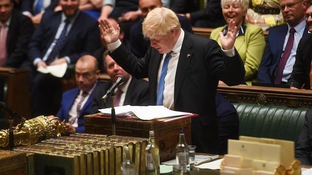 İngiltere Başbakanı Boris Johnson parlamentoda son kez konuştu.
