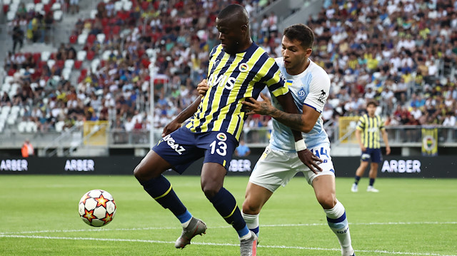 ​Dinamo Kiev-Fenerbahçe karşılaşmasından bir kare