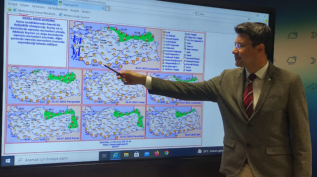 Meteoroloji Genel Müdürlüğü Hava Tahmin Uzmanı Fevzi Burak Tekin