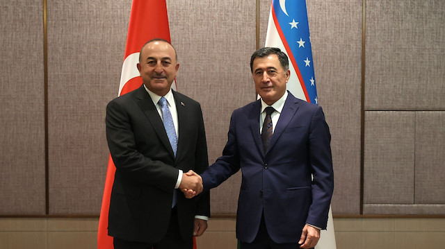 Bakan Çavuşoğlu, Özbekistan Dışişleri Bakanı Norov ile görüştü