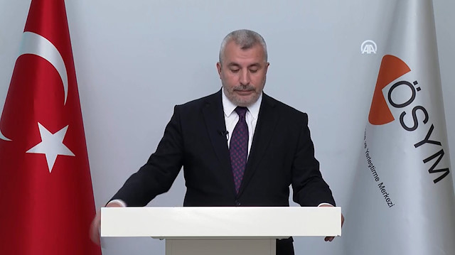 ÖSYM Başkanı Ersoy: KPSS oturumları iptal edilmiştir