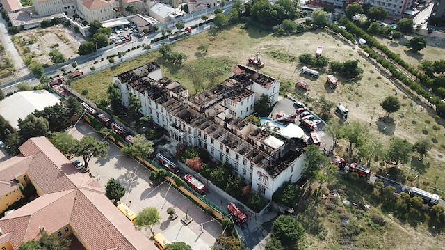 Balıklı Rum Hastanesi yangınıyla ilgili soruşturma başlatıldı