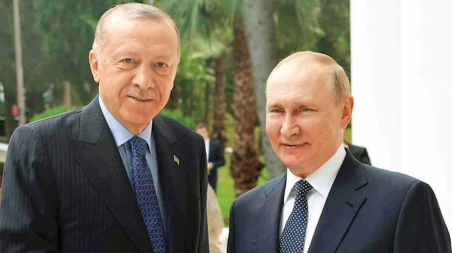 Cumhurbaşkanı Erdoğan ve Rusya Devlet Başkanı Putin.