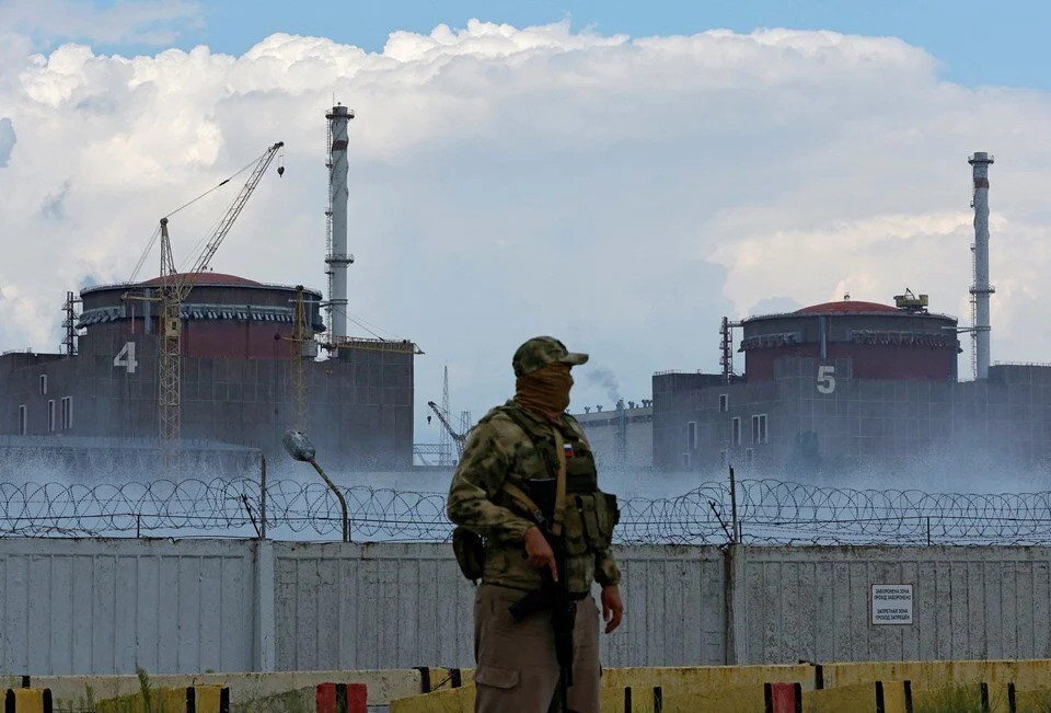 Avrupa'nın en büyüğü olan Zaporijya nükleer santrali 5 Mart'tan bu yana Rusların kontrolünde.