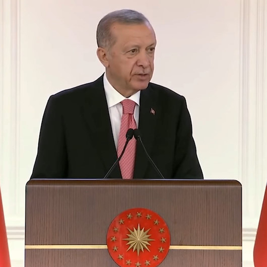 Cumhurbaşkanı Erdoğan: Barış nutukları atarak dünyada barış tesis edilemez