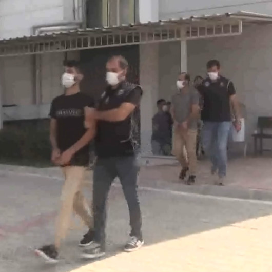 Mersinde PKK şüphelileri adliyeye sevk edildi