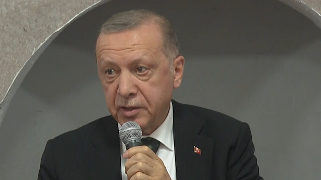 Cumhurbaşkanı Erdoğan muharrem ayı iftarında konuştu