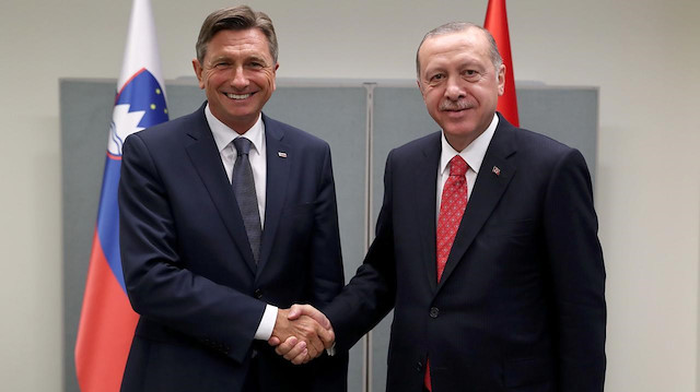 Cumhurbaşkanı Erdoğan, Slovenya Cumhurbaşkanı Pahor ile görüşecek.