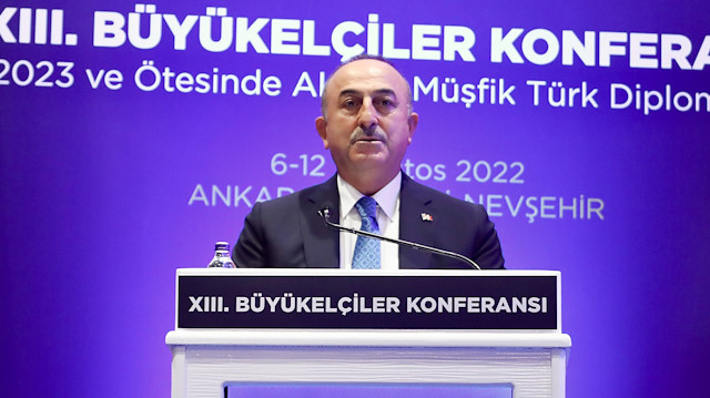 Dışişleri Bakanı Mevlüt Çavuşoğlu 13. Büyükelçiler Konferansında konuştu.  