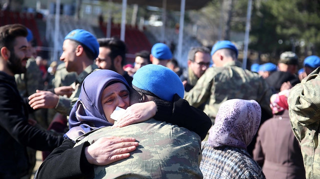 Suriye'de görev yapan komandolar Adıyaman'a döndü