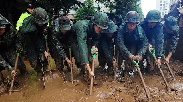 كوريا الجنوبية.. وفاة 11 شخصا إثر هطول أمطار غزيرة