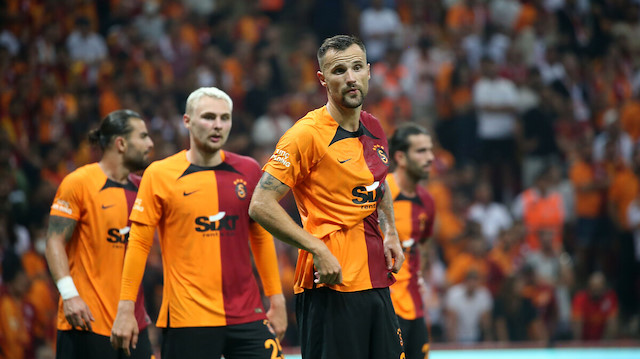 Galatasaraylı futbolcuların üzüntüleri
