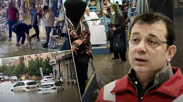 İstanbullu sağanak çilesi çekerken İBB Başkanı İmamoğlu’ndan ‘şaka’ gibi açıklama: Bu kadar yağışa rağmen süreci yönettik
