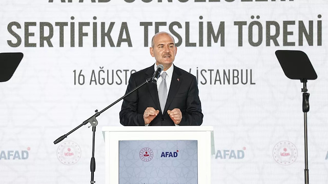 Süleyman Soylu AFAD