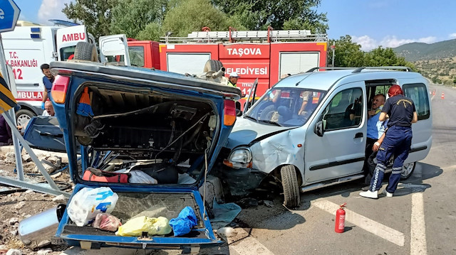 Amasya trafik kazası
