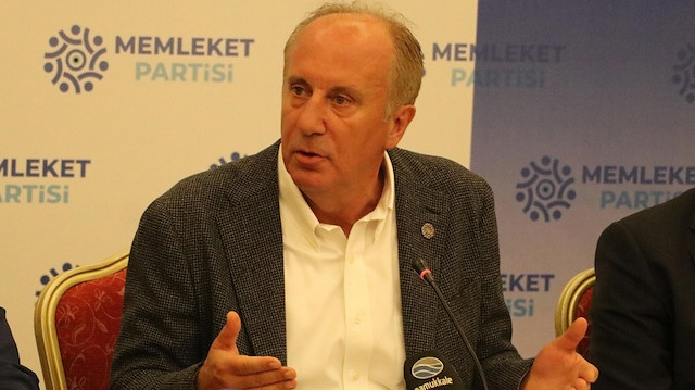 Memleket Partisi Genel Başkanı Muharrem İnce