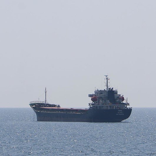 Ukraynadan 3 bin ton ayçiçeği taşıyan gemi, Tekirdağ açıklarında