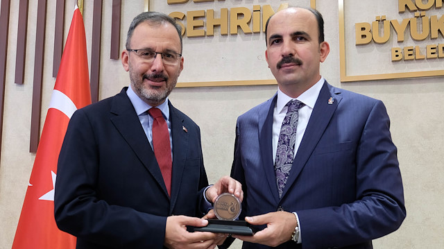 Gençlik ve Spor Bakanı Mehmet Muharrem Kasapoğlu ve Konya Büyükşehir Belediye Başkanı Uğur İbrahim Altay