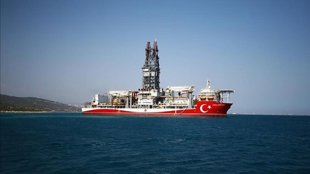 سفينة "عبدالحميد خان" التركية تبدأ أعمال الحفر بالمتوسط