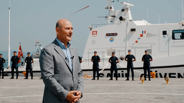 Bakan Soylu 164 yerli ve milli botun Sahil Güvenlik ve Deniz Polisine teslim edildiğini duyurdu