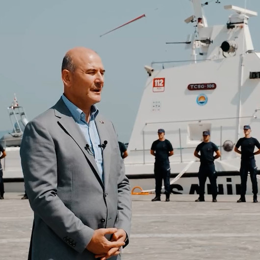 Bakan Soylu 164 yerli ve milli botun Sahil Güvenlik ve Deniz Polisine teslim edildiğini duyurdu
