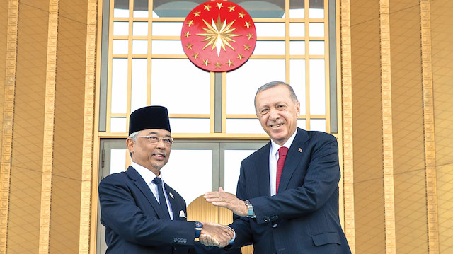 Malezya Kralı Abdullah Şah, Ankara’ya resmi ziyarette bulundu.