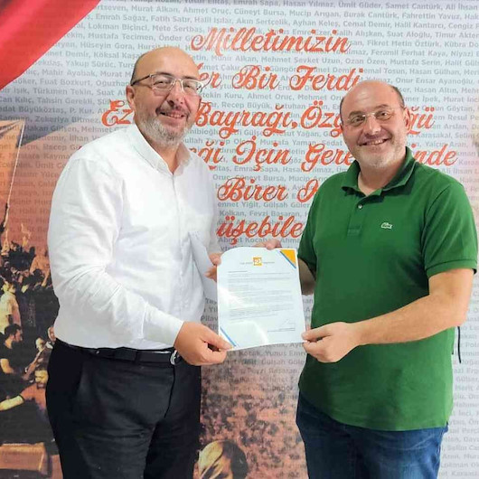Cumhurbaşkanı Erdoğan’ın Ali Çetinbaş’a gönderdiği mektubu Başkan Önsay takdim etti