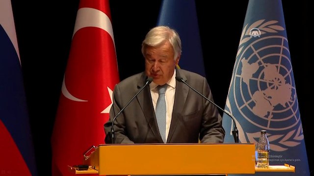 Birleşmiş Milletler Genel Sekreteri Antonio Guterres.