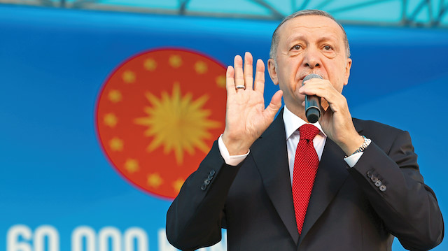 Cumhurbaşkanı Recep Tayyip Erdoğan.