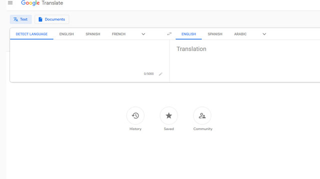 Google çeviri:
