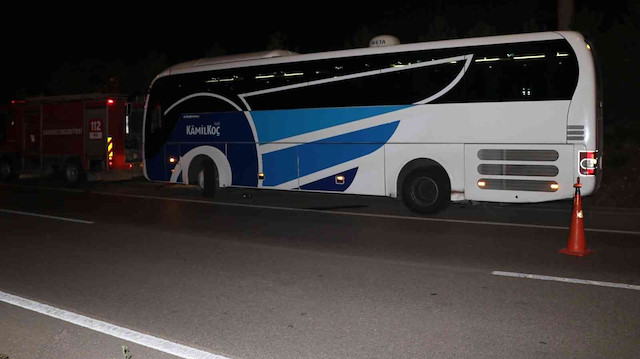 Afyonkarahisar’da yürekleri ağza getiren otobüs kazası