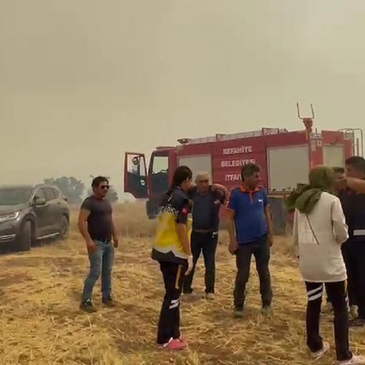 Erzincan’da orman yangını