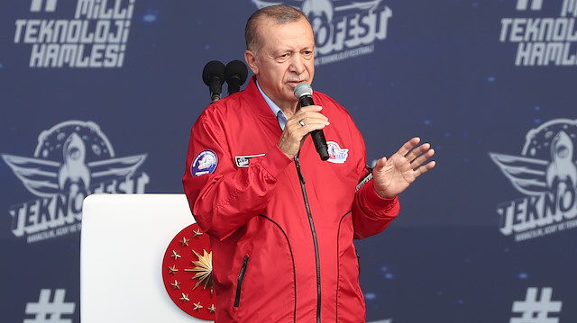 Cumhurbaşkanı Recep Tayyip Erdoğan.