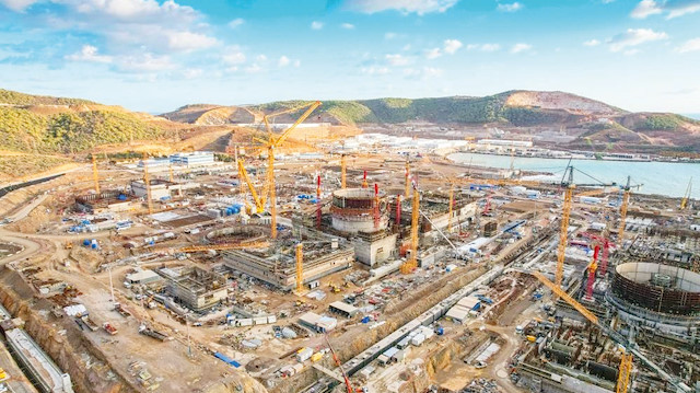 Akkuyu Nükleer Santrali inşaatı