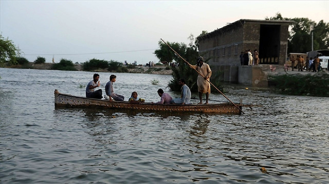 Pakistan'da sel felaketi.