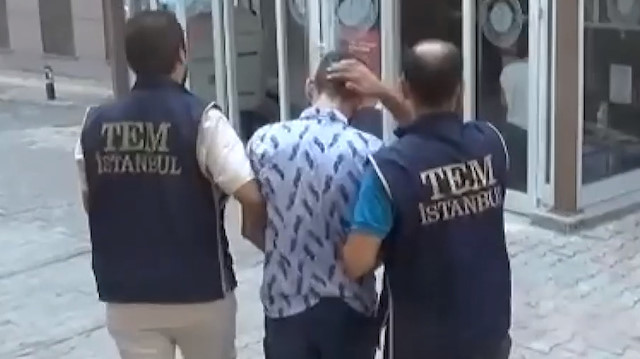 PKK'lı terörist Fırat S.'nin İstanbul'da yakalandı.