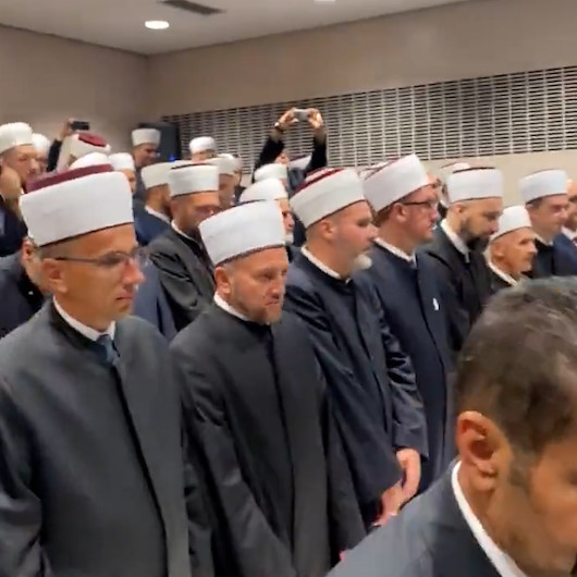 Cumhurbaşkanı Erdoğan Bosna Hersekte tekbirlerle karşılandı