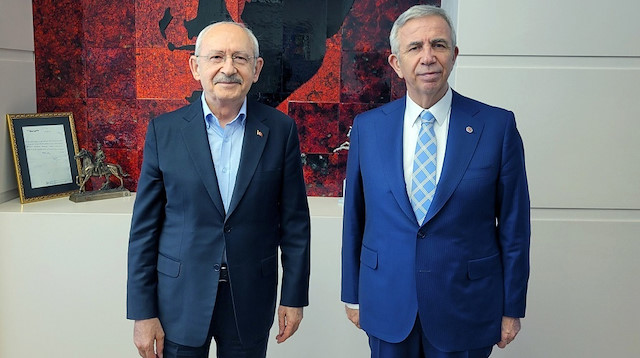 CHP Genel Başkanı Kemal Kılıçdaroğlu ve ABB Başkanı Mansur Yavaş