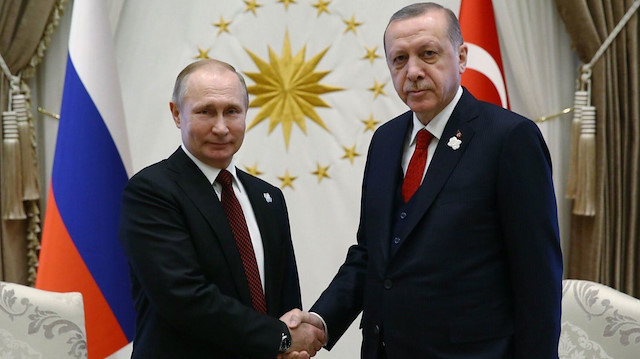 Rus lider Putin - Cumhurbaşkanı Erdoğan