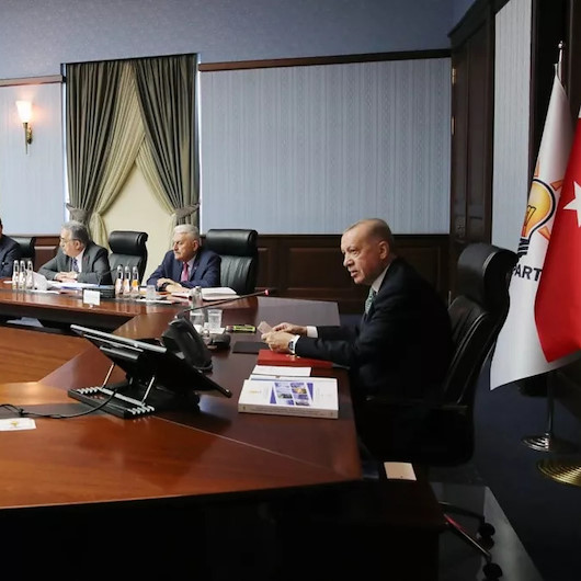 AK Parti MKYK Cumhurbaşkanı Erdoğan'ın başkanlığında toplandı
