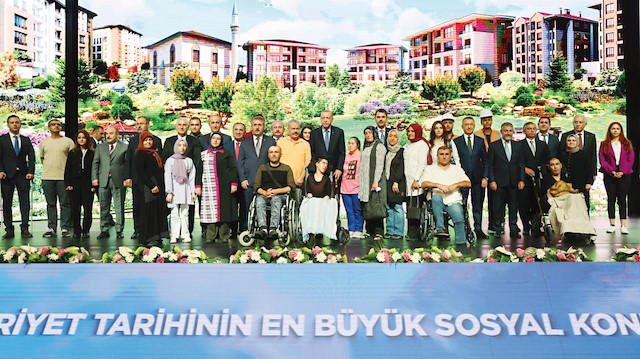Erdoğan, proje ile birlikte ev ve kira fiyatlarının da düşeceğini kaydetti.