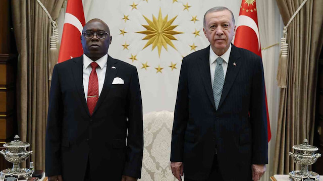 Kenya Büyükelçisi Leonard Ngeywa Boiyo - ​Cumhurbaşkanı Recep Tayyip Erdoğan