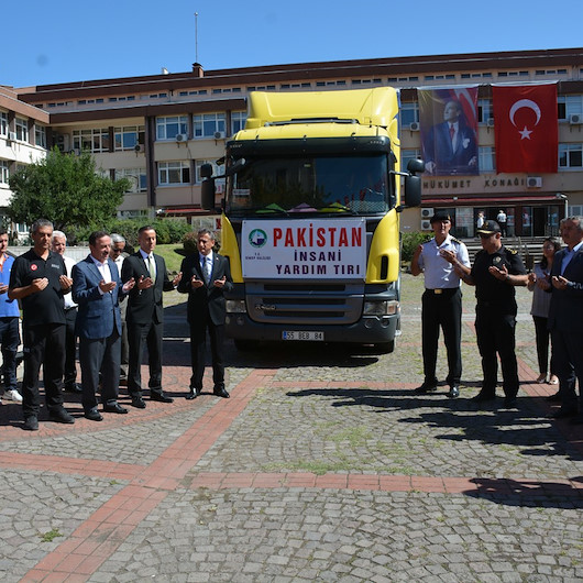Sinop’tan Pakistan’a yardım tırı