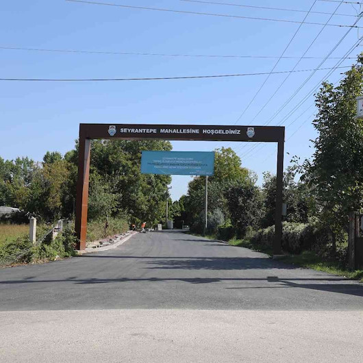 Seyrantepe Mahallesine 3 bin ton asfalt serildi