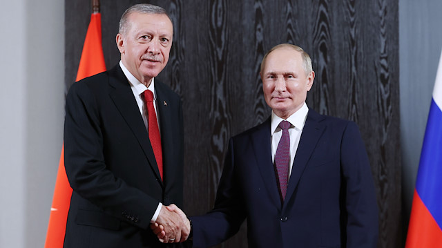 Cumhurbaşkanı Erdoğan Putin görüşmesi başladı