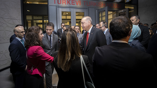 ​Cumhurbaşkanı Erdoğan BM 77. Genel Kuruluna katılmak üzere ABD'de