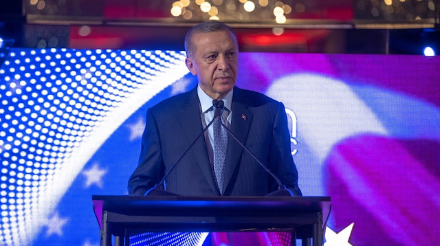 Cumhurbaşkanı Erdoğan Türk Amerikan Ulusal Yönlendirme Komitesi yemeğinde konuştu.